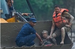 Cụ bà 97 tuổi sống sót kỳ diệu như 'chiến binh' giữa thảm họa lũ Nepal