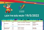 SEA Games 31: Lịch thi đấu ngày 19/5/2022