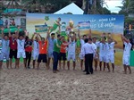 Bế mạc giải Bóng đá biển Huda 2022