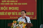 Phó Chủ tịch Quốc hội Trần Thanh Mẫn tiếp xúc cử tri tại Hậu Giang