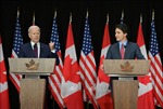 Mỹ, Canada cam kết tăng cường hợp tác về di cư, quốc phòng và an ninh