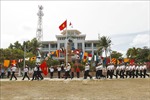 Đoàn công tác số 14 thăm quân và dân tại huyện đảo Trường Sa, nhà giàn DK1