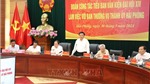Đoàn Tiểu ban Văn kiện Đại hội XIV của Đảng làm việc với Thành ủy Hải Phòng