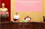 Đoàn khảo sát Tiểu ban Văn kiện Đại hội XIV của Đảng làm việc tại Ninh Bình