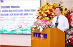 Trưởng Ban Tuyên giáo Trung ương thăm, chúc mừng TTXVN nhân Ngày Báo chí cách mạng Việt Nam