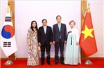 Thủ tướng Phạm Minh Chính và Phu nhân dự chiêu đãi của Thủ tướng Hàn Quốc và Phu nhân