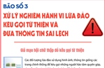 Xử lý nghiêm hành vi lừa đảo kêu gọi từ thiện và đưa thông tin sai lệch về bão số 3