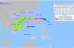 Bão số 7 di chuyển hướng Tây Tây Nam, giật cấp 17
