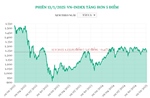 Phiên 13/1/2025: VN-Index tăng hơn 5 điểm