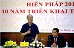 Sửa đổi Hiến pháp 2013: Phản ánh sự đổi mới và bảo vệ, củng cố quyền lực nhân dân