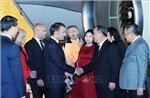 Tổng thống Pháp Emmanuel Macron và Phu nhân đến Hà Nội, bắt đầu thăm cấp Nhà nước tới Việt Nam