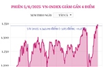 Phiên 5/6/2025: VN-Index giảm gần 4 điểm