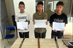 Bắt giữ 3 thiếu niên cầm hung khí đi cướp tài sản ở Hà Nội