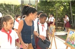 Học sinh Cuba yêu thích tìm hiểu văn hóa và lịch sử Việt Nam 