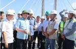 Bộ trưởng Bộ Xây dựng kiểm tra Dự án đầu tư xây dựng cầu Rạch Miễu 2