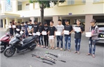 Tạm giữ hình sự 11 thanh, thiếu niên gây rối trật tự công cộng