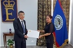 Việt Nam - Belize tăng cường ủng hộ lẫn nhau trên các diễn đàn đa phương