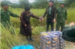 Bắt giữ hai đối tượng vận chuyển pháo lậu qua biên giới