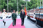 Bộ trưởng Bộ Quốc phòng Singapore thăm Bộ Quốc phòng Việt Nam 
