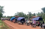Campuchia thông báo mở rộng vùng cấm bay - Thái Lan đóng cửa trường học