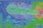 Bão số 5 mạnh cấp 9, giật cấp 11, cánh đặc khu Hoàng Sa khoảng 300 km