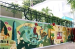 Khánh thành tranh tường cổ động về tình hữu nghị Việt Nam-Cuba