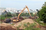 Thiếu vật liệu, dự án kênh Tham Lương - Bến Cát nguy cơ chậm tiến độ