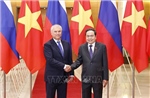 Chủ tịch Quốc hội Trần Thanh Mẫn hội đàm với Chủ tịch Duma Quốc gia Quốc hội Nga Vyacheslav Volodin
