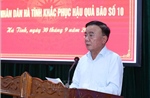 Thường trực Ban Bí thư thăm, động viên nhân dân Hà Tĩnh khắc phục hậu quả bão số 10
