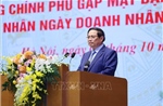 Thủ tướng gặp mặt đại diện doanh nghiệp nhân Ngày doanh nhân Việt Nam