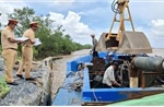 Đồng Tháp: Ngăn chặn, xử lý tình trạng khai thác cát trái phép