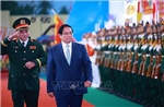 Thủ tướng Phạm Minh Chính dự Lễ kỷ niệm 80 năm Ngày truyền thống Lực lượng vũ trang Quân khu 5