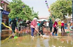 Chung sức giúp đỡ người dân bị ảnh hưởng do ngập lụt