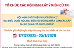 Tổ chức các hội nghị lấy ý kiến cử tri