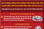 Thủ tướng Chính phủ chỉ đạo tập trung ứng phó lũ đặc biệt lớn 