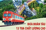 Đưa đoàn tàu 13 toa chất lượng cao vào phục vụ tuyến Hà Nội - Đà Nẵng