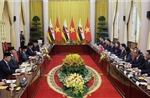 Chủ tịch nước Lương Cường hội đàm với Quốc vương Brunei