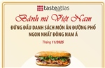 Bánh mì đứng đầu danh sách món ăn đường phố ngon nhất Đông Nam Á