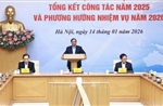Thủ tướng chủ trì tổng kết công tác hội nhập quốc tế năm 2025