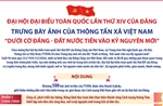 Trưng bày ảnh của TTXVN 'Dưới cờ Đảng - Đất nước tiến vào Kỷ nguyên mới' 