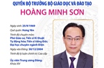 Ủy viên Trung ương Đảng, Quyền Bộ trưởng Bộ Giáo dục và Đào tạo Hoàng Minh Sơn