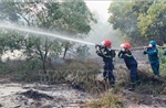 Quảng Trị: Cháy rừng tại giáp ranh hai xã Quảng Ninh và Ninh Châu