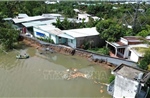 Đồng Tháp phê duyệt 2 dự án khắc phục sạt lở bờ bao kết hợp giao thông