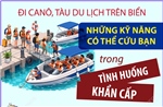 Đi ca nô, tàu du lịch trên biển: Những kỹ năng có thể cứu bạn trong tình huống khẩn cấp