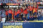 World Cup 2026: Tây Ban Nha phát hành tem kỷ niệm