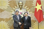 Chủ tịch Quốc hội tiếp Quyền Tổng Thư ký Đảng Dân chủ Tự do Nhật Bản