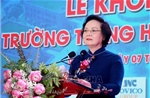 Phó Thủ tướng Phạm Thị Thanh Trà dự lễ khởi công Dự án xây dựng Trường THPT Nam Đàn 1
