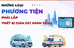 Những loại phương tiện phải lắp thiết bị giám sát hành trình