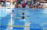 TP Hồ Chí Minh: Trên 100 trẻ em có hoàn cảnh khó khăn tham gia giải bơi &#39;Chú ếch xanh’