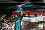 Đưa hai công nhân bị tai nạn lao động từ Trường Sa về đất liền cấp cứu